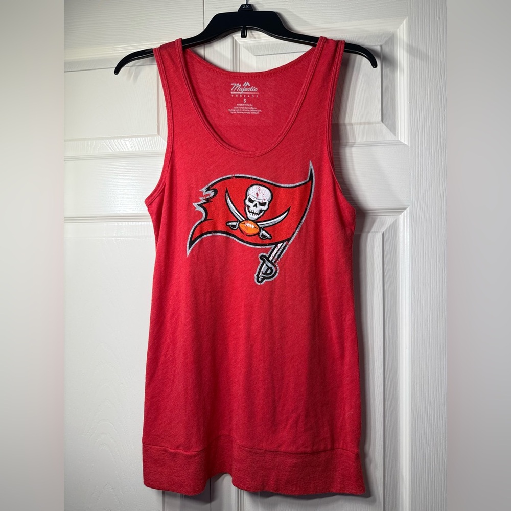Majestic Threads Tampa Bay Buccaneers Red‎ Tank Top